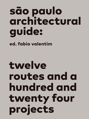 cover image of São Paulo architectural guide